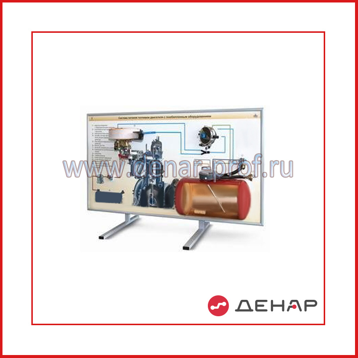 Стенд-планшет «Система питания топливом двигателя с газобаллонным оборудованием» Стенд-планшет «Система питания топливом двигателя с газобаллонным оборудованием»
